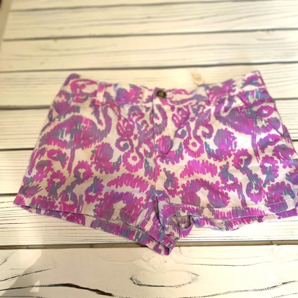 Lilly Pulitzer Adie Shorts • Size 8 • Amethyst Beach Bathers